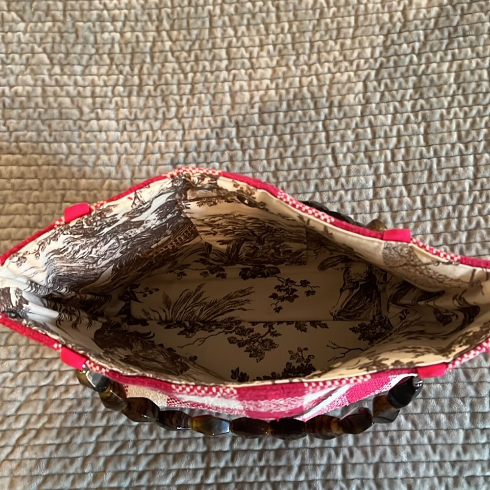 Pink & Cream Handbag - Picture 5 of 8